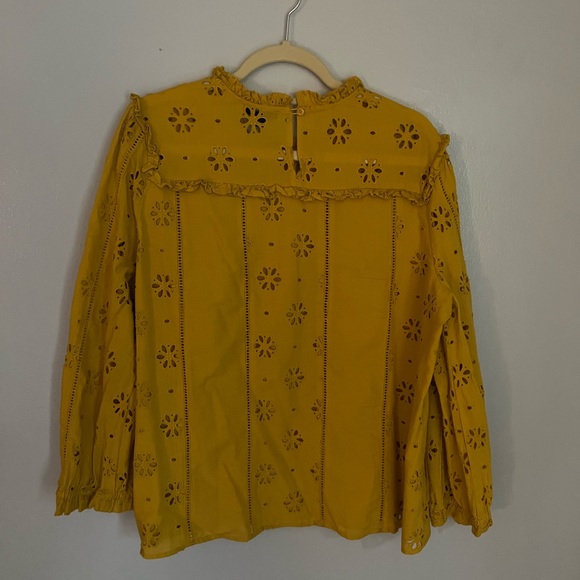 J. Crew Eyelet Ruffle Blouse - Picture 6 of 6